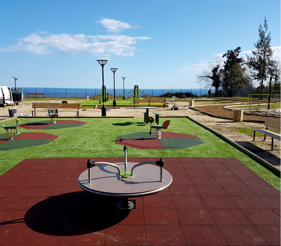 Dalle complète jeu à ressort - Hexdalle® AMY