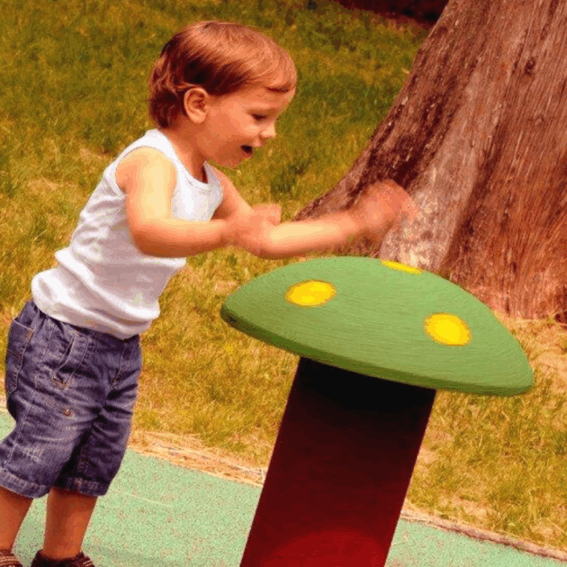 Champignon rotatif en caoutchouc - Hexdalle®