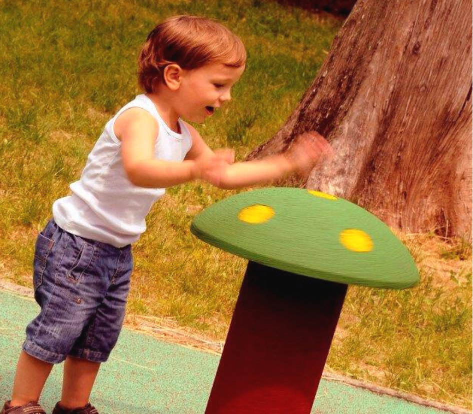 Champignon rotatif en caoutchouc - Hexdalle®