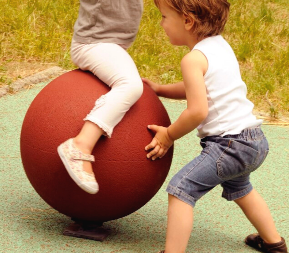 Boule rotative en caoutchouc - Hexdalle® BOULE 430 ROTATIVE