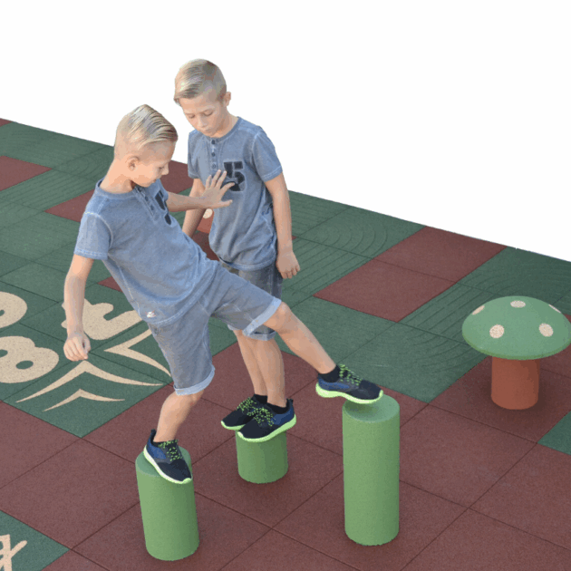 Plots en caoutchouc - Hexdalle®