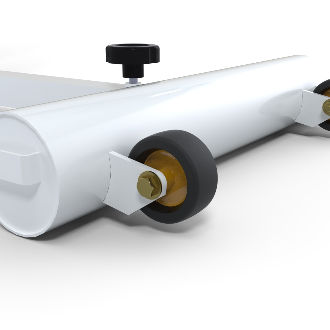 Poteaux scolaires de badminton – acier plastifié blanc avec embase 20 kg – Image 2