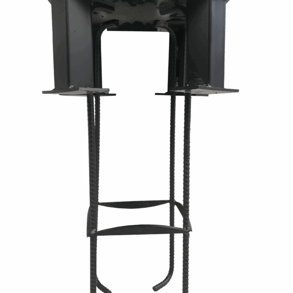 Contre-platine de scellement 250×250 mm – fixation pour poteau de basket