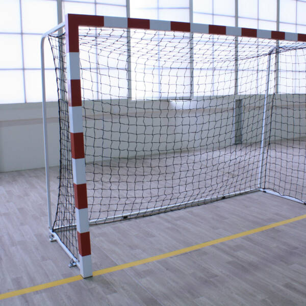 Filet de handball noué – fil tressé 3 mm, maille 100 mm, couleur noire