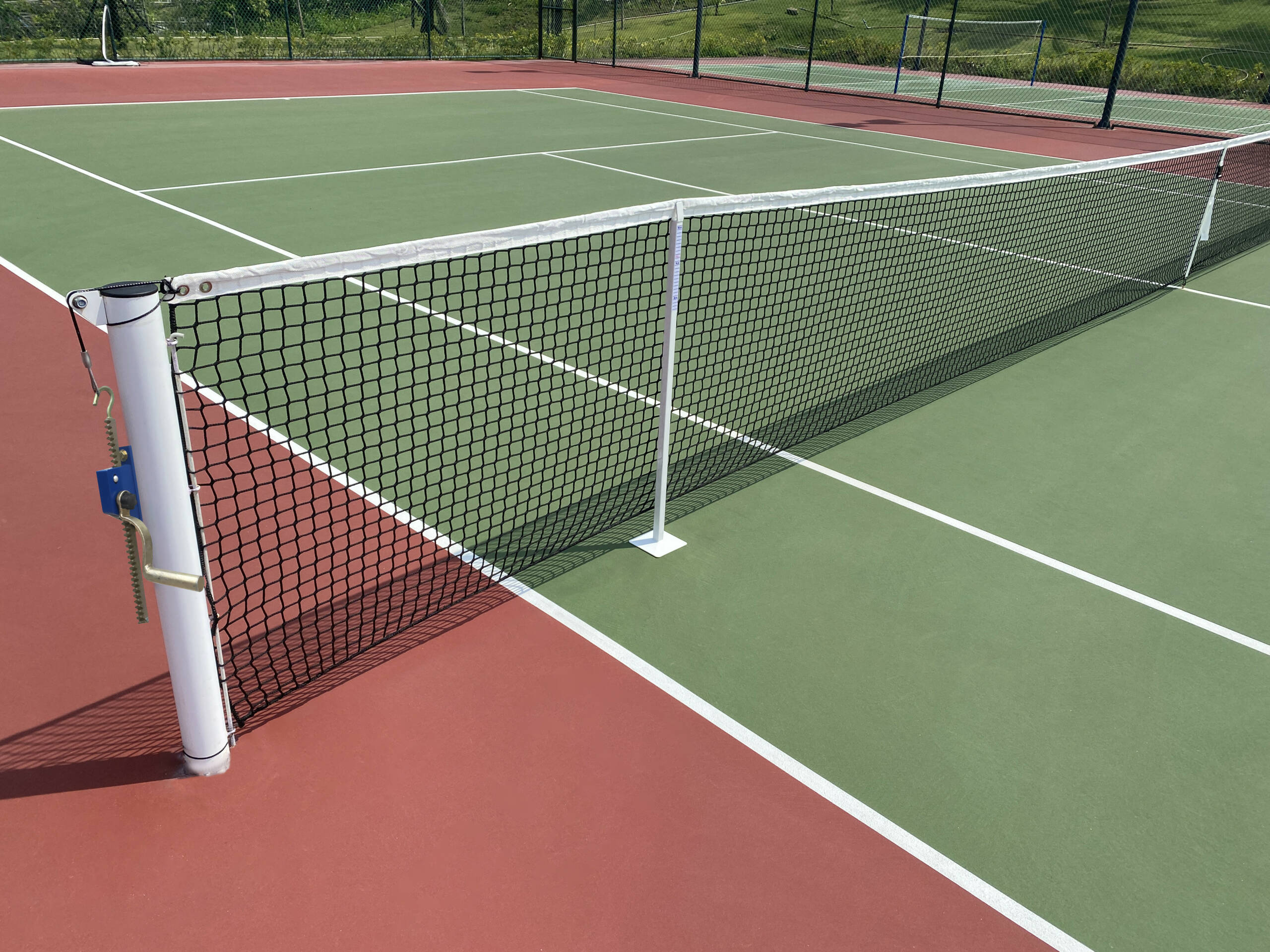 Poteaux de jeu simple pour tennis