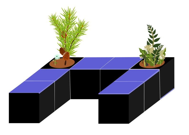 Tabouret / Jardinière - Hexcube® – Image 3