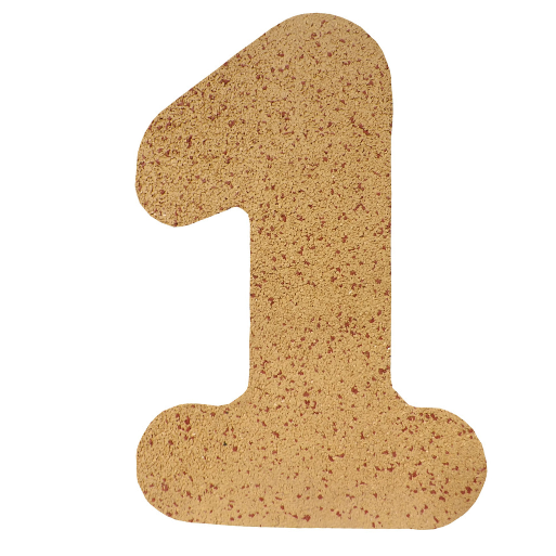 Chiffres et marelle - Forme EPDM à incruster – Image 2