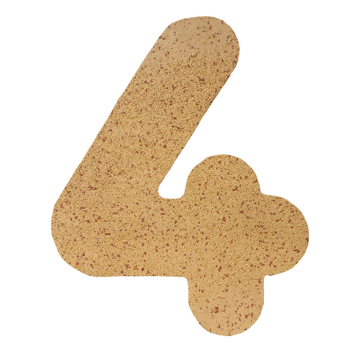 Chiffres et marelle - Forme EPDM à incruster – Image 5