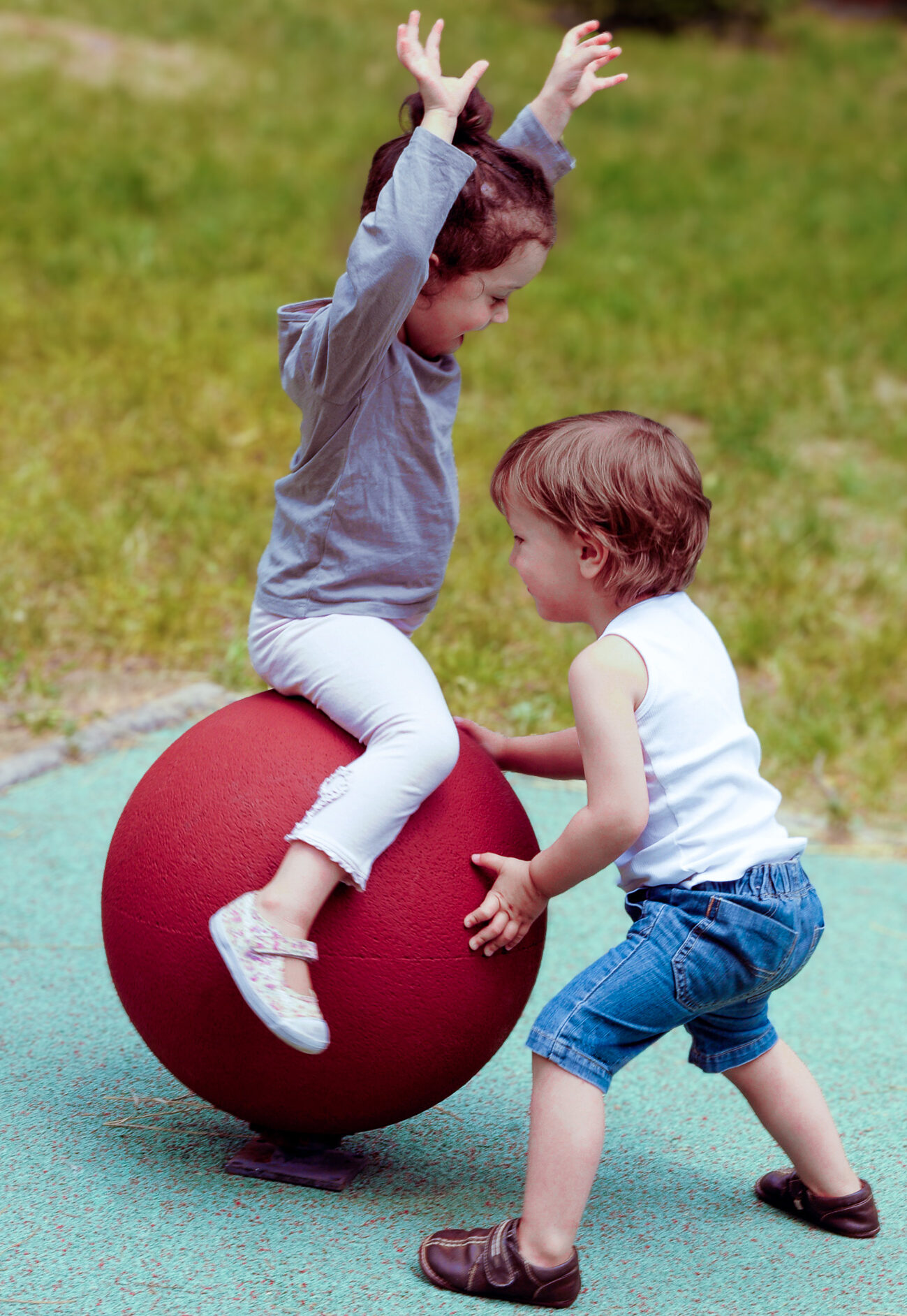 Boule rotative en caoutchouc – Hexdalle® BOULE 430 ROTATIVE