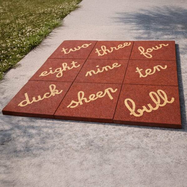 Dalles ludiques Hexdalle – Mots en anglais