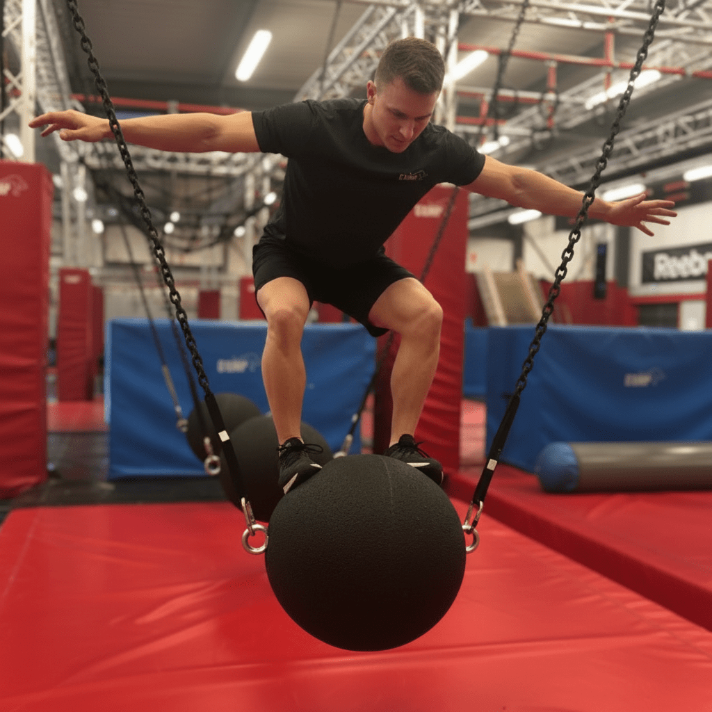 Hexball® Ninja – Boule d’équilibre pour parcours Ninja