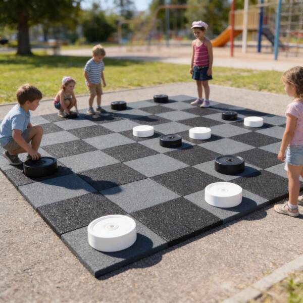 Kit jeu de dames géant – Hexdalle®