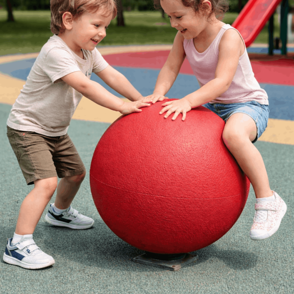 Boule rotative en caoutchouc – Hexdalle® BOULE 430 ROTATIVE