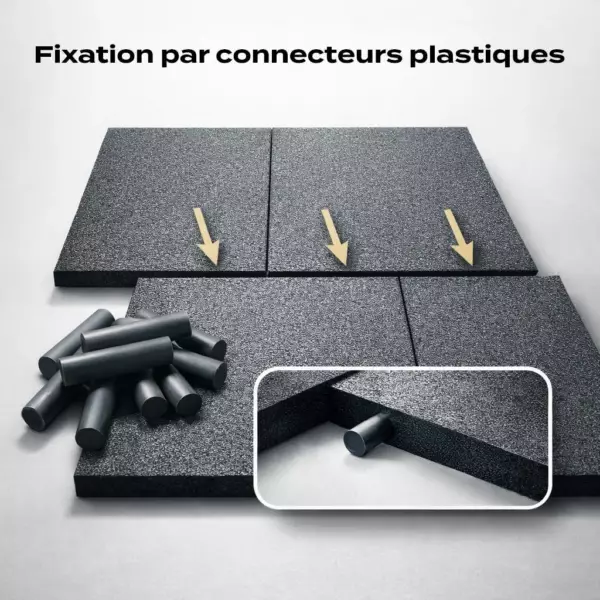 Fixation connecteurs + perçage – 4 trous